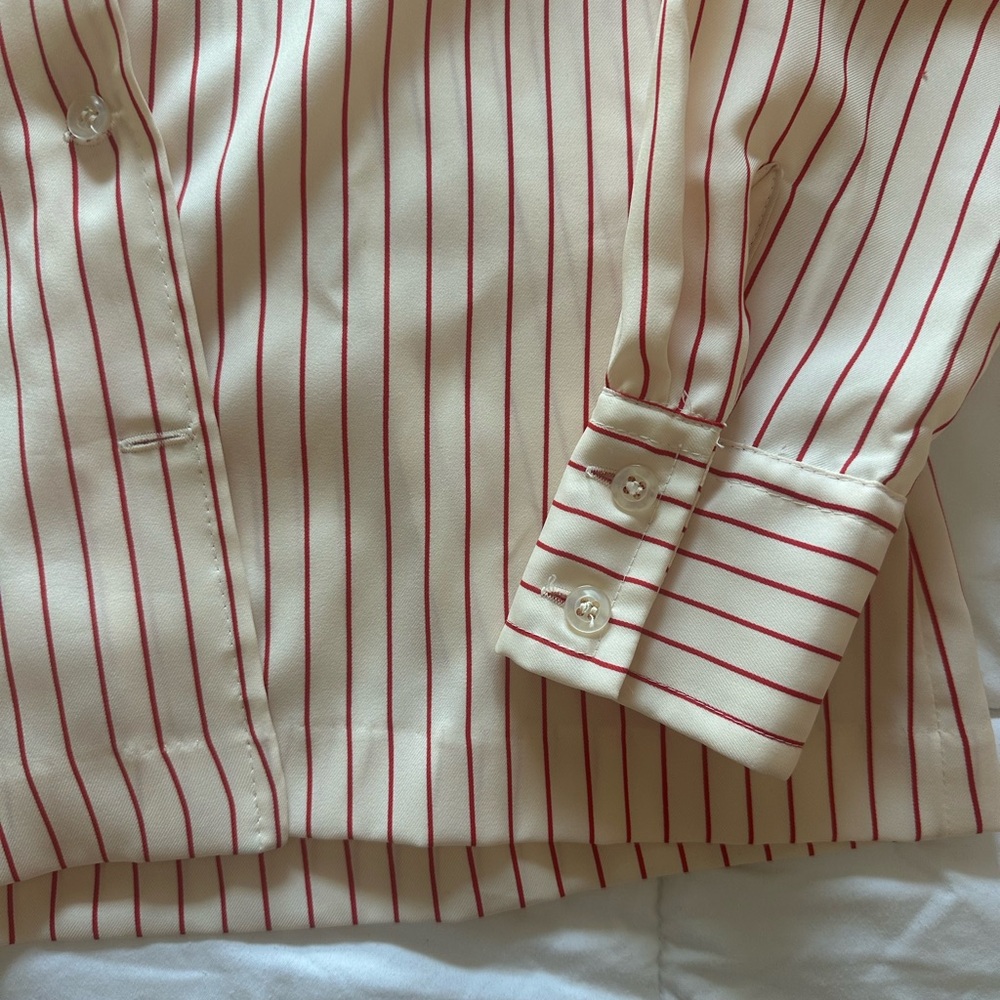 Striped Button-Up Shirt - Picture 6 of 8